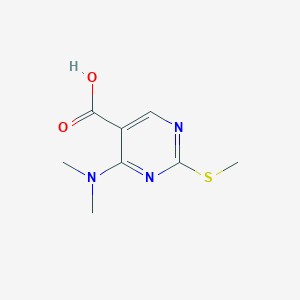 4-(Dimethylamino)-2-(methylthio)pyrimidine-5-carboxylic acid