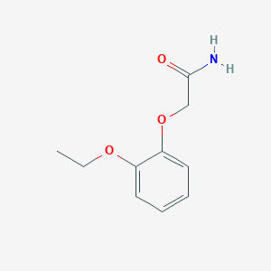 molecular formula C10H13NO3 B14216685 2-(2-Ethoxyphenoxy)acetamide 
