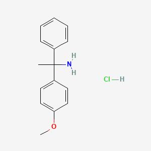1-(4-Methoxyphenyl)-1-phenylethanamine hydrochloride