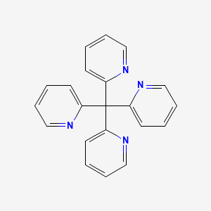 molecular formula C21H16N4 B14216744 Pyridine, 2,2',2'',2'''-methanetetrayltetrakis- CAS No. 562104-55-6
