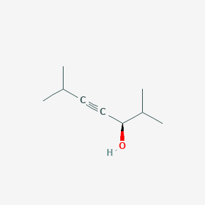 molecular formula C9H16O B14216763 (3R)-2,6-Dimethylhept-4-yn-3-ol CAS No. 561321-82-2
