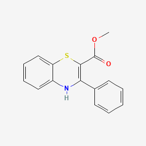 molecular formula C16H13NO2S B14216772 Methyl 3-phenyl-4H-1,4-benzothiazine-2-carboxylate CAS No. 823801-78-1