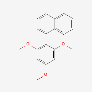 molecular formula C19H18O3 B14216794 1-(2,4,6-Trimethoxyphenyl)naphthalene CAS No. 594823-70-8