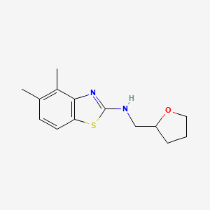 4,5-dimethyl-N-((tetrahydrofuran-2-yl)methyl)benzo[d]thiazol-2-amine
