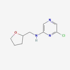 6-Chloro-N-((tetrahydrofuran-2-yl)methyl)pyrazin-2-amine