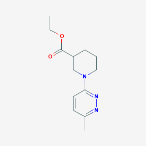 molecular formula C13H19N3O2 B1421694 Ethyl 1-(6-methylpyridazin-3-yl)piperidine-3-carboxylate CAS No. 1219828-26-8