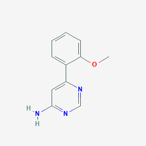 molecular formula C11H11N3O B1421695 6-(2-Methoxyphenyl)pyrimidin-4-amine CAS No. 1142004-97-4