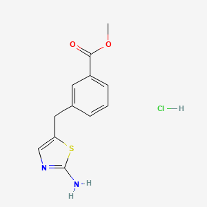 Methyl 3-[(2-amino-1,3-thiazol-5-yl)methyl]benzoate hydrochloride