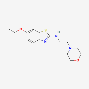 molecular formula C15H21N3O2S B1421698 6-ethoxy-N-(2-morpholinoethyl)benzo[d]thiazol-2-amine CAS No. 1219912-59-0