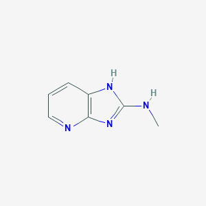 molecular formula C7H8N4 B142170 N-Methyl-1H-imidazo[4,5-b]pyridin-2-amine CAS No. 148038-85-1