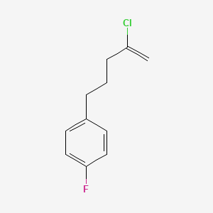 2-Chloro-5-(4-fluorophenyl)-1-pentene