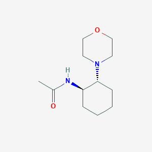 molecular formula C12H22N2O2 B14217051 Acetamide, N-[(1R,2R)-2-(4-morpholinyl)cyclohexyl]- CAS No. 824938-92-3