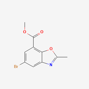 Methyl 5-bromo-2-methyl-1,3-benzoxazole-7-carboxylate