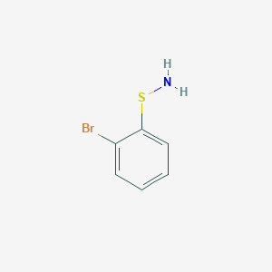 molecular formula C6H6BrNS B14217142 Benzenesulfenamide, 2-bromo- CAS No. 532931-52-5