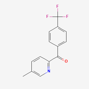 5-Methyl-2-(4-trifluoromethylbenzoyl)pyridine