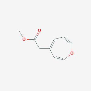 molecular formula C9H10O3 B14217150 Methyl (oxepin-4-yl)acetate CAS No. 832111-28-1