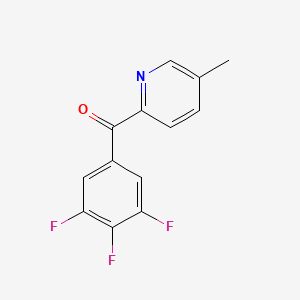 5-Methyl-2-(3,4,5-trifluorobenzoyl)pyridine
