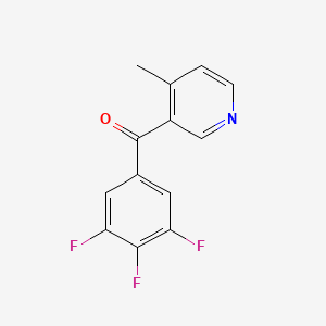 4-Methyl-3-(3,4,5-trifluorobenzoyl)pyridine