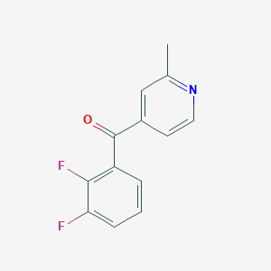 4-(2,3-Difluorobenzoyl)-2-methylpyridine