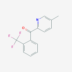 5-Methyl-2-(2-trifluoromethylbenzoyl)pyridine