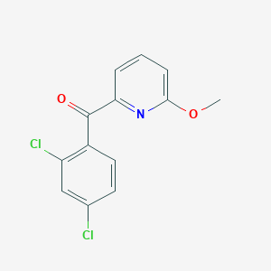 2-(2,4-Dichlorobenzoyl)-6-methoxypyridine