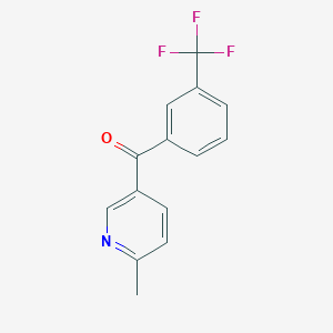 2-Methyl-5-(3-trifluoromethylbenzoyl)pyridine