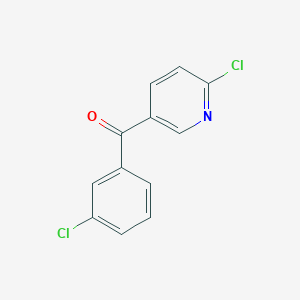 B1421730 5-(3-Chlorobenzoyl)-2-chloropyridine CAS No. 1187168-11-1