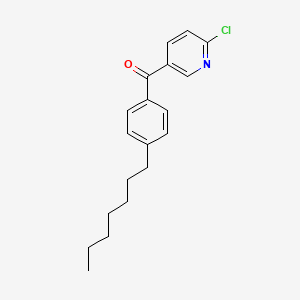 2-Chloro-5-(4-heptylbenzoyl)pyridine