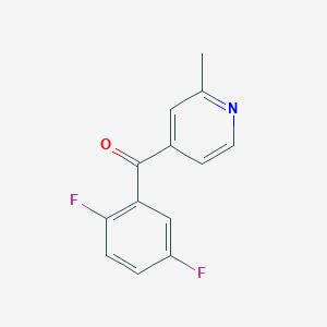 4-(2,5-Difluorobenzoyl)-2-methylpyridine