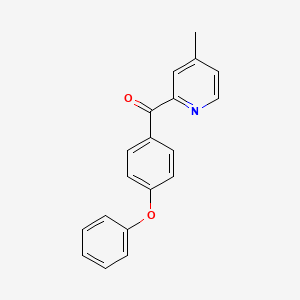 4-Methyl-2-(4-phenoxybenzoyl)pyridine