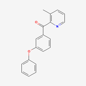 3-Methyl-2-(3-phenoxybenzoyl)pyridine