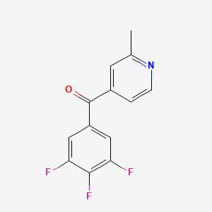 2-Methyl-4-(3,4,5-trifluorobenzoyl)pyridine