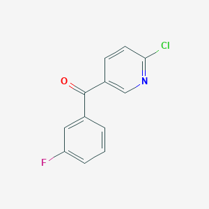 2-Chloro-5-(3-fluorobenzoyl)pyridine