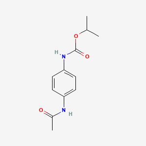 molecular formula C12H16N2O3 B14217532 Propan-2-yl (4-acetamidophenyl)carbamate CAS No. 629648-18-6