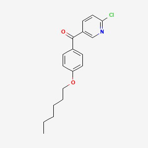 2-Chloro-5-(4-hexyloxybenzoyl)pyridine