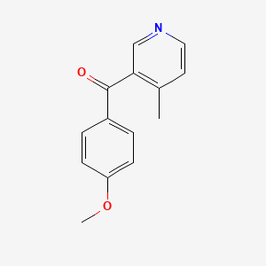 3-(4-Methoxybenzoyl)-4-methylpyridine