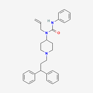 molecular formula C30H35N3O B14217684 N-[1-(3,3-Diphenylpropyl)piperidin-4-yl]-N'-phenyl-N-prop-2-en-1-ylurea CAS No. 821008-04-2