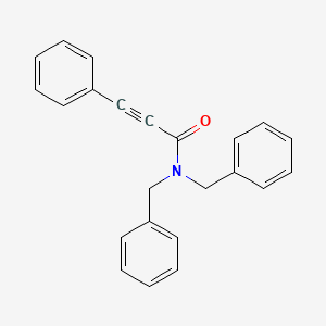 molecular formula C23H19NO B14217750 N,N-Dibenzyl-3-phenylprop-2-ynamide CAS No. 823188-99-4