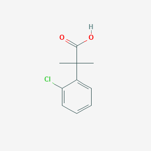 molecular formula C10H11ClO2 B1421779 2-(2-Chlorophenyl)-2-methylpropanoic acid CAS No. 69849-06-5