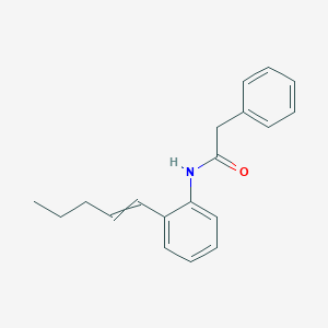 molecular formula C19H21NO B14217831 N-[2-(Pent-1-en-1-yl)phenyl]-2-phenylacetamide CAS No. 785815-14-7