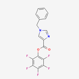 Perfluorophenyl 1-benzyl-1H-imidazole-4-carboxylate
