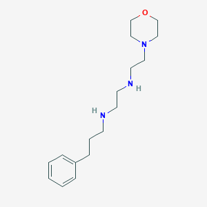 molecular formula C17H29N3O B14217982 N~1~-[2-(Morpholin-4-yl)ethyl]-N~2~-(3-phenylpropyl)ethane-1,2-diamine CAS No. 627523-65-3
