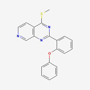 4-(Methylthio)-2-(2-phenoxyphenyl)pyrido[3,4-D]pyrimidine
