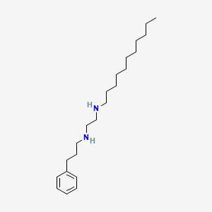 molecular formula C22H40N2 B14218056 N~1~-(3-Phenylpropyl)-N~2~-undecylethane-1,2-diamine CAS No. 627521-36-2