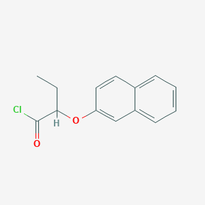 molecular formula C14H13ClO2 B1421815 2-(2-Naphthyloxy)butanoyl chloride CAS No. 65291-29-4