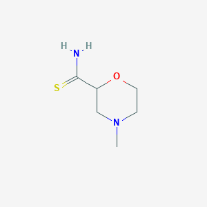 molecular formula C6H12N2OS B1421818 4-Methylmorpholine-2-carbothioamide CAS No. 885272-63-9