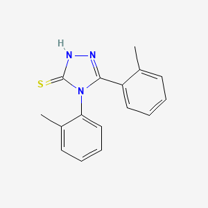 molecular formula C16H15N3S B1421820 3H-1,2,4-Triazole-3-thione, 2,4-dihydro-4,5-bis(2-methylphenyl)- CAS No. 1048801-42-8