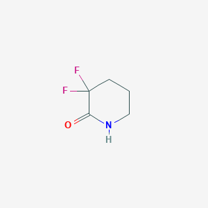 molecular formula C5H7F2NO B1421821 3,3-Difluoropiperidin-2-one CAS No. 1206540-41-1