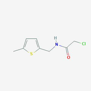 molecular formula C8H10ClNOS B1421826 2-chloro-N-[(5-methylthiophen-2-yl)methyl]acetamide CAS No. 1248069-94-4