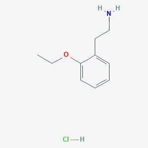 molecular formula C10H16ClNO B1421829 2-(2-Ethoxyphenyl)ethan-1-amine hydrochloride CAS No. 1251924-90-9